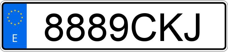 Numer rejestracyjny 8889CKJ posiada AUDI A3 Numer rejestracyjny 8889CKJ posiada AUDI A3