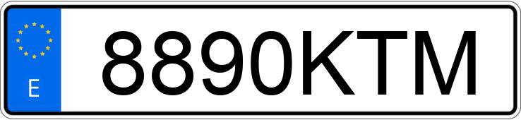 Numer rejestracyjny 8890KTM posiada VOLKSWAGEN GOLF Numer rejestracyjny 8890KTM posiada VOLKSWAGEN GOLF