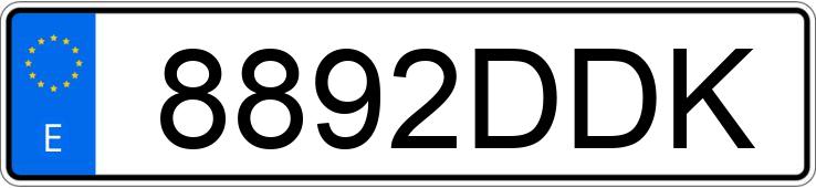 Numer rejestracyjny 8892DDK posiada BMW SERIE 5 Numer rejestracyjny 8892DDK posiada BMW SERIE 5