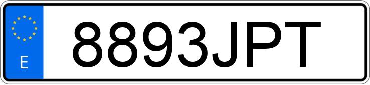 Numer rejestracyjny 8893JPT posiada SSANGYONG/KGM RODIUS