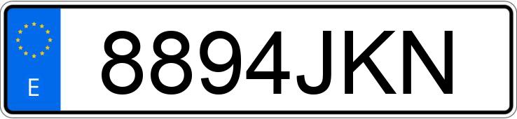 Numer rejestracyjny 8894JKN posiada RENAULT CAPTUR