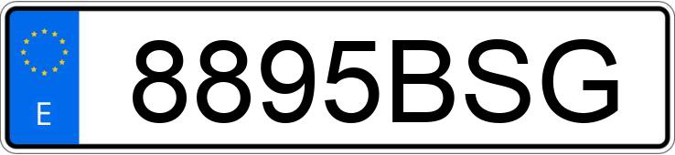 Numer rejestracyjny 8895BSG posiada RENAULT MEGANE