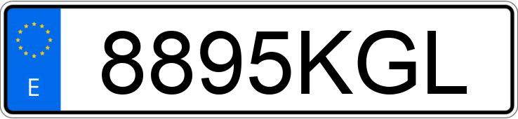 Numer rejestracyjny 8895KGL posiada OPEL ASTRA
