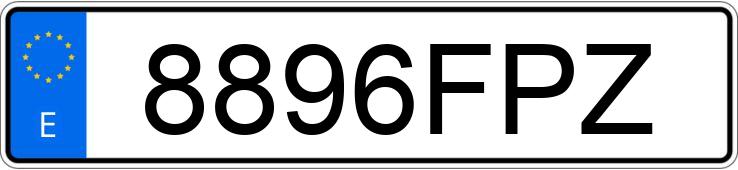 Numer rejestracyjny 8896FPZ posiada SEAT LEON Numer rejestracyjny 8896FPZ posiada SEAT LEON