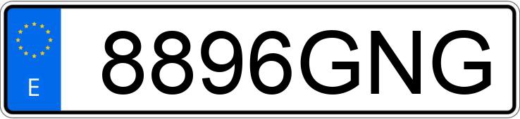 Numer rejestracyjny 8896GNG posiada PORSCHE CAYENNE Numer rejestracyjny 8896GNG posiada PORSCHE CAYENNE