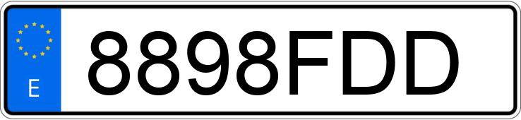 Numer rejestracyjny 8898FDD posiada BMW SERIE 3 Numer rejestracyjny 8898FDD posiada BMW SERIE 3
