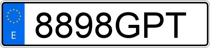 Numer rejestracyjny 8898GPT posiada FORD FOCUS