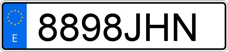 Numer rejestracyjny 8898JHN posiada PEUGEOT 3008 Numer rejestracyjny 8898JHN posiada PEUGEOT 3008