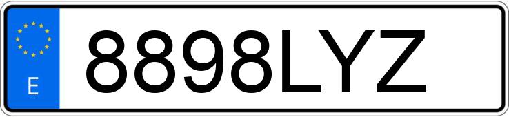 Numer rejestracyjny 8898LYZ posiada YAMAHA XSR Numer rejestracyjny 8898LYZ posiada YAMAHA XSR