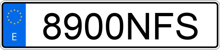 Numer rejestracyjny 8900NFS posiada BMW X3 Numer rejestracyjny 8900NFS posiada BMW X3