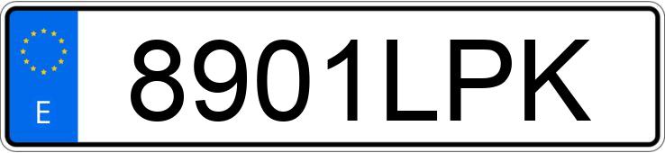Numer rejestracyjny 8901LPK posiada RENAULT TRAFIC Numer rejestracyjny 8901LPK posiada RENAULT TRAFIC