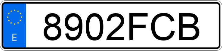 Numer rejestracyjny 8902FCB posiada KIA RIO