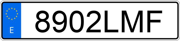Numer rejestracyjny 8902LMF posiada TOYOTA HILUX