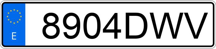 Numer rejestracyjny 8904DWV posiada TOYOTA COROLLA Numer rejestracyjny 8904DWV posiada TOYOTA COROLLA