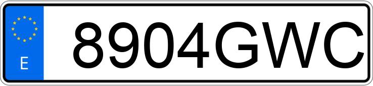 Numer rejestracyjny 8904GWC posiada RENAULT FLUENCE Numer rejestracyjny 8904GWC posiada RENAULT FLUENCE