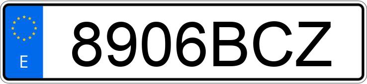 Numer rejestracyjny 8906BCZ posiada SEAT IBIZA Numer rejestracyjny 8906BCZ posiada SEAT IBIZA