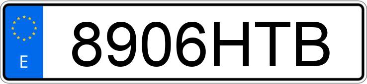 Numer rejestracyjny 8906HTB posiada MERCEDES A (176)