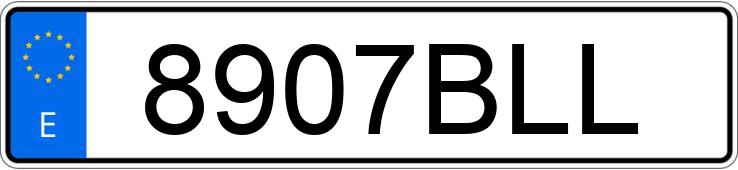 Numer rejestracyjny 8907BLL posiada AUDI TT