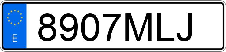 Numer rejestracyjny 8907MLJ posiada VOLVO XC60