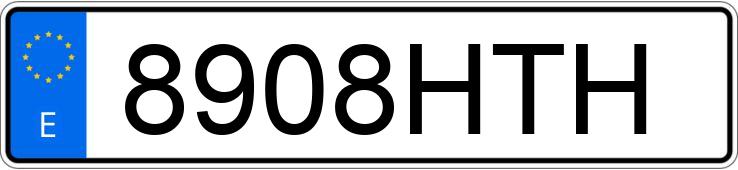 Numer rejestracyjny 8908HTH posiada RENAULT MEGANE COUPE