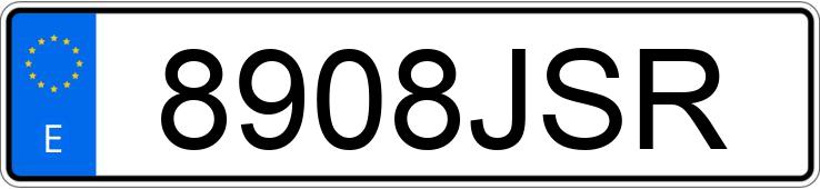Numer rejestracyjny 8908JSR posiada FORD MUSTANG Numer rejestracyjny 8908JSR posiada FORD MUSTANG