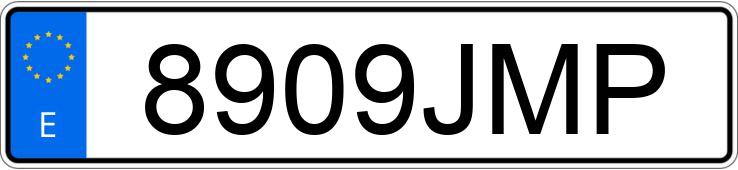 Numer rejestracyjny 8909JMP posiada SSANGYONG/KGM KORANDO