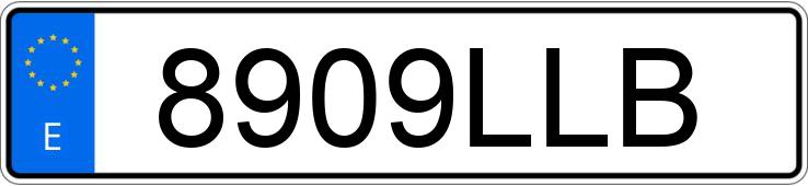 Numer rejestracyjny 8909LLB posiada TOYOTA YARIS