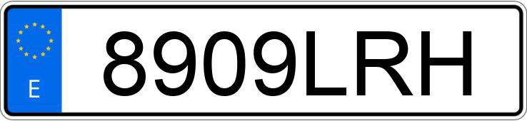 Numer rejestracyjny 8909LRH posiada AUDI A3 SPORTBACK