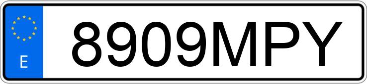 Il numero di registrazione 8909MPY ha DACIA JOGGER Il numero di registrazione 8909MPY ha DACIA JOGGER