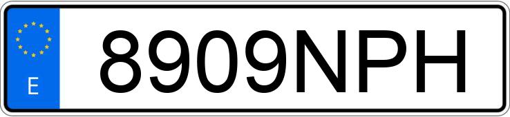 Numer rejestracyjny 8909NPH posiada PEUGEOT 2008