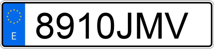 Numer rejestracyjny 8910JMV posiada SEAT TOLEDO