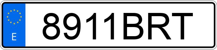 Numer rejestracyjny 8911BRT posiada SKODA OCTAVIA