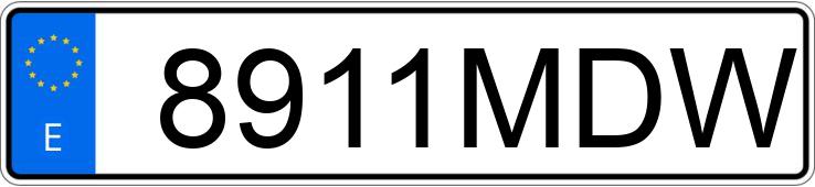 Numer rejestracyjny 8911MDW posiada CITROEN E-C4 Numer rejestracyjny 8911MDW posiada CITROEN E-C4