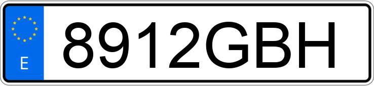 Numer rejestracyjny 8912GBH posiada PORSCHE BOXSTER Numer rejestracyjny 8912GBH posiada PORSCHE BOXSTER