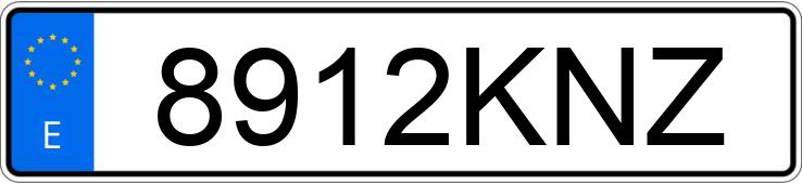 Numer rejestracyjny 8912KNZ posiada RENAULT MEGANE SPORT TOURER