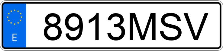 Numer rejestracyjny 8913MSV posiada AUDI A3 SPORTBACK Numer rejestracyjny 8913MSV posiada AUDI A3 SPORTBACK
