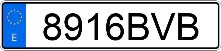 Numer rejestracyjny 8916BVB posiada FIAT STILO