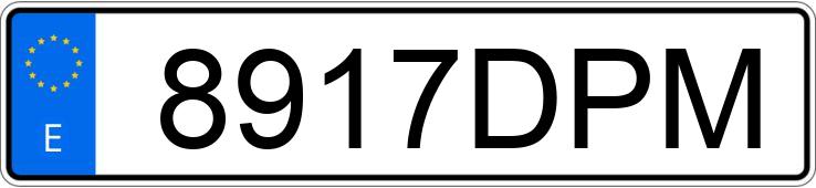 Numer rejestracyjny 8917DPM posiada VOLKSWAGEN POLO