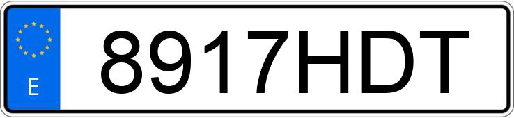 Numer rejestracyjny 8917HDT posiada MERCEDES E (212-207) CABRIO 220 CDI BLUE EFFICIENCY ELEGANCE