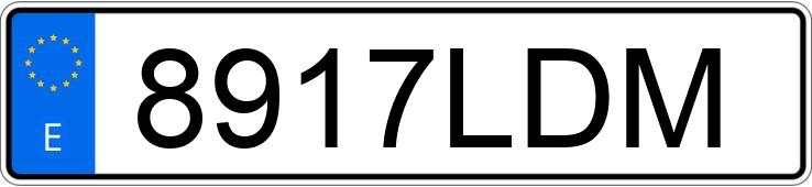 Numer rejestracyjny 8917LDM posiada KTM 390 DUKE