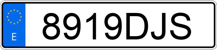 Numer rejestracyjny 8919DJS posiada RENAULT MEGANE