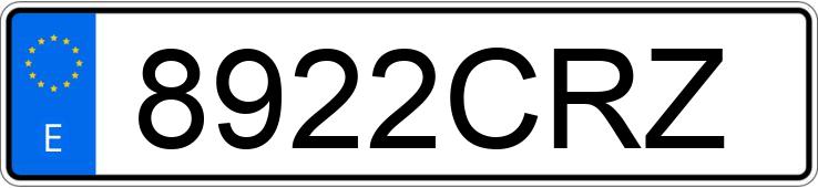 Numer rejestracyjny 8922CRZ posiada MITSUBISHI PAJERO Numer rejestracyjny 8922CRZ posiada MITSUBISHI PAJERO