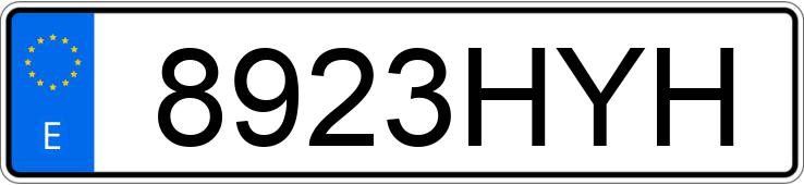 Numer rejestracyjny 8923HYH posiada HYUNDAI IX 35 Numer rejestracyjny 8923HYH posiada HYUNDAI IX 35