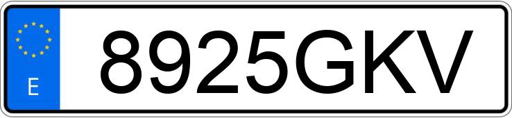 Numer rejestracyjny 8925GKV posiada MAHINDRA BOLERO