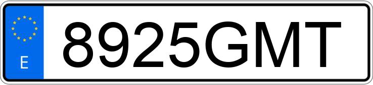 Numer rejestracyjny 8925GMT posiada TOYOTA AVENSIS Numer rejestracyjny 8925GMT posiada TOYOTA AVENSIS