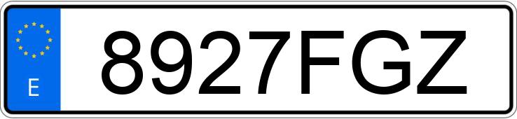 Numer rejestracyjny 8927FGZ posiada RENAULT GRAND SCENIC Numer rejestracyjny 8927FGZ posiada RENAULT GRAND SCENIC