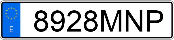 Numer rejestracyjny 8928MNP posiada MERCEDES G (463)