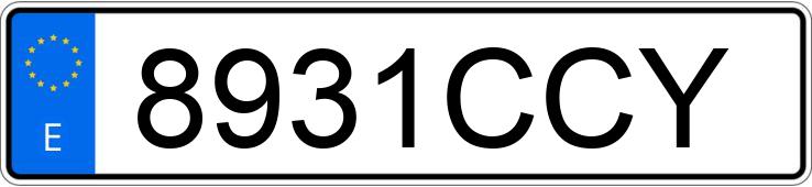 Numer rejestracyjny 8931CCY posiada HYUNDAI GETZ Numer rejestracyjny 8931CCY posiada HYUNDAI GETZ