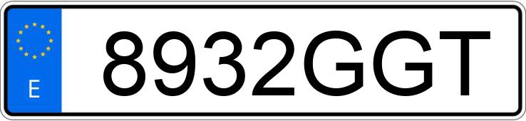 Numer rejestracyjny 8932GGT posiada BMW SERIE 1 Numer rejestracyjny 8932GGT posiada BMW SERIE 1