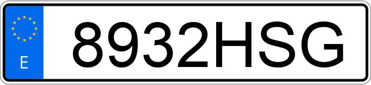 Numer rejestracyjny 8932HSG posiada LAND ROVER RANGE ROVER EVOQUE